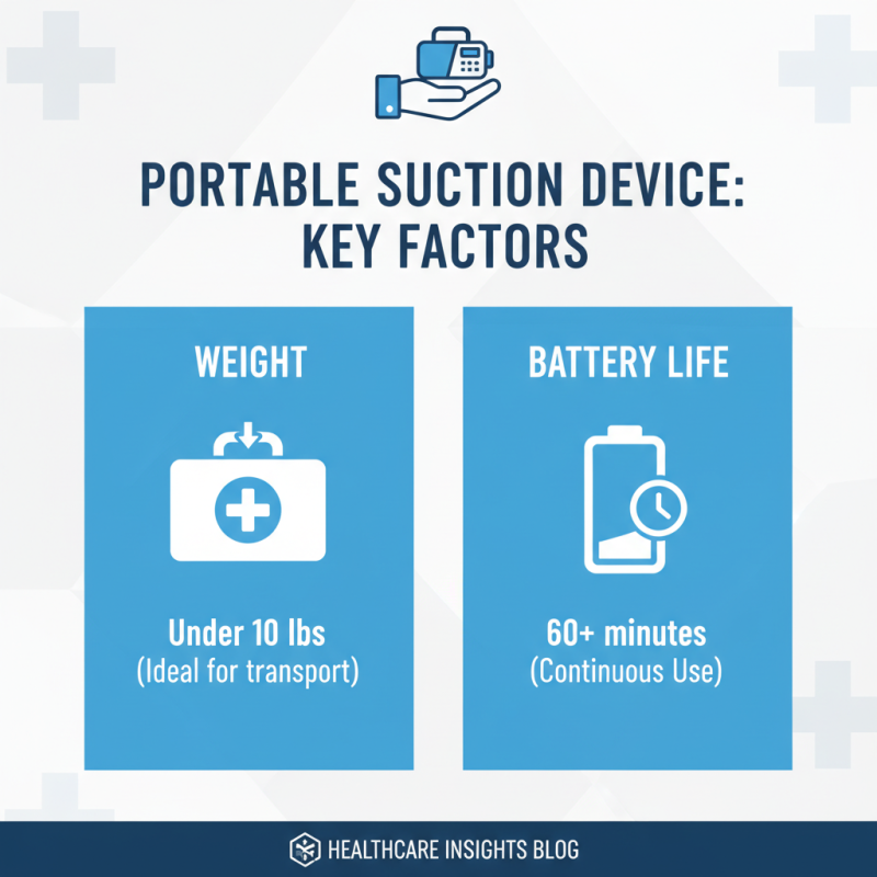 Why Choose a Portable Suction Device for Your Needs?