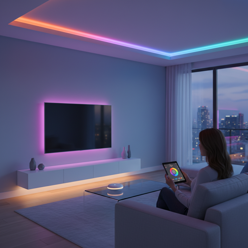 How to Control LED Strip Lights with Smart Home Systems?
