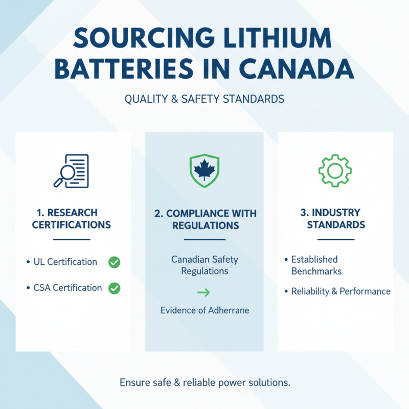 Top Tips for Sourcing Lithium Batteries in Canada?