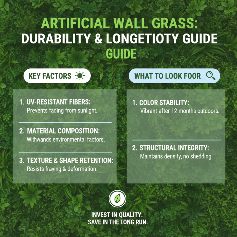 2026 How to Choose the Best Artificial Wall Grass for Your Needs?