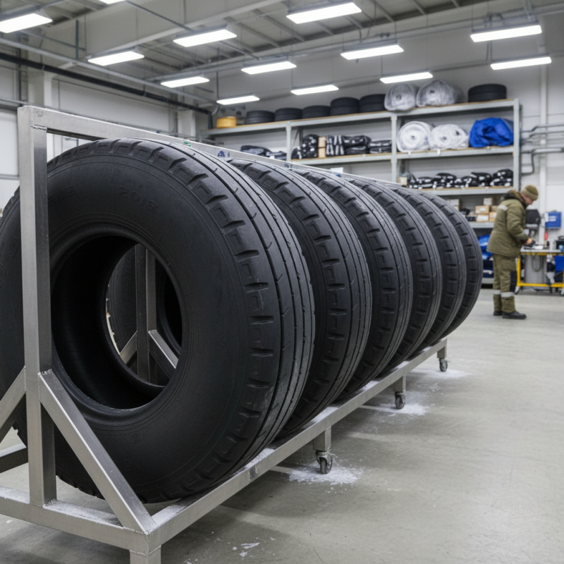 How to Properly Store Aircraft Tires to Avoid Flat Spots?