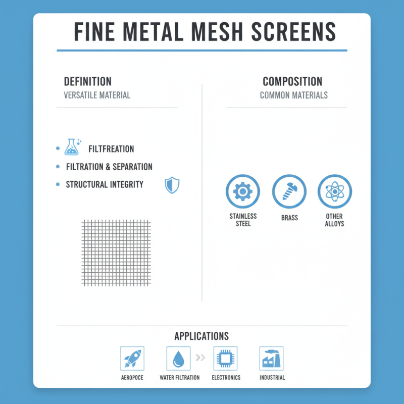 What is a Fine Metal Mesh Screen and Its Applications?