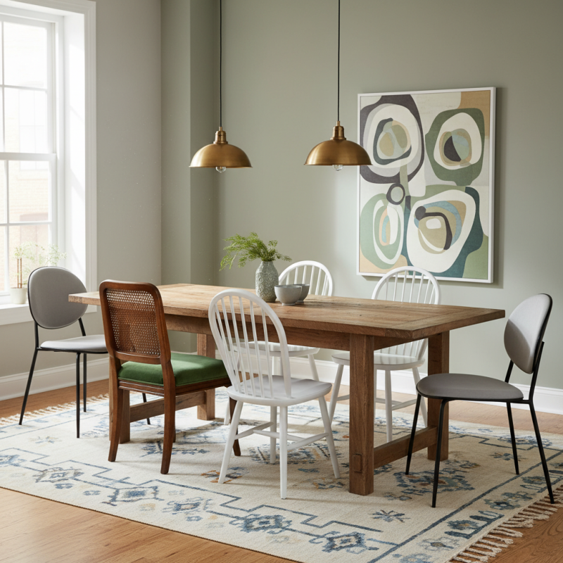 How to Mix and Match Dining Room Chair Styles for a Unique Look?