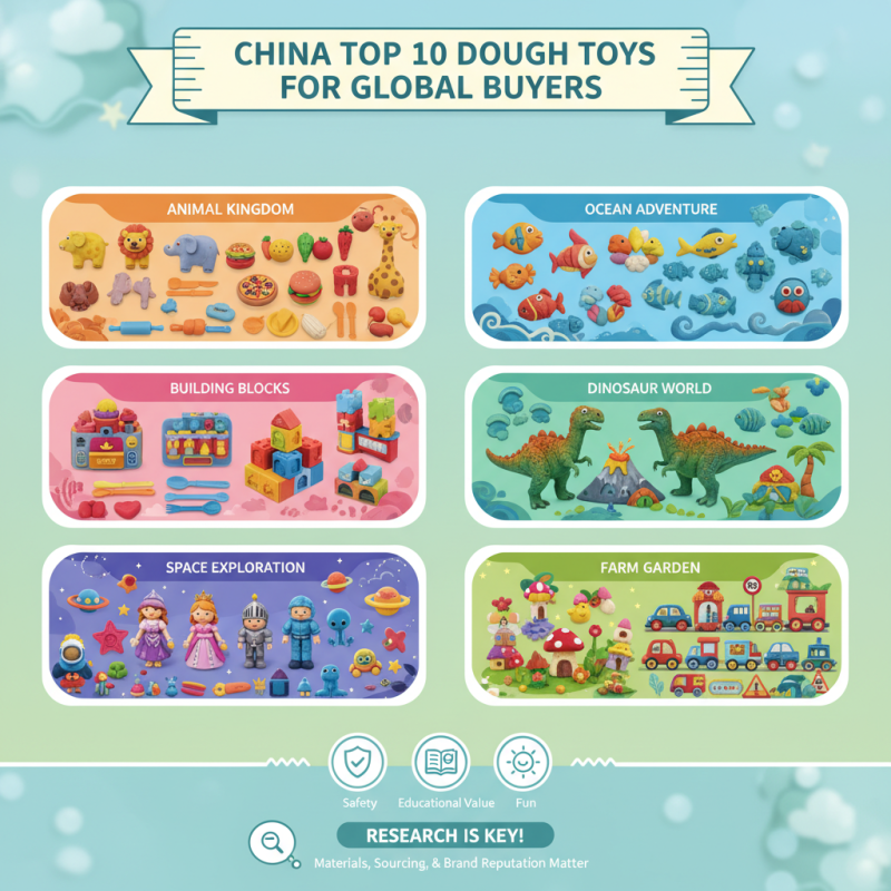 China Top 10 Dough Toys for Global Buyers Looking to Purchase?