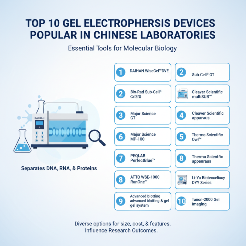 China Top 10 Gel Electrophoresis Equipment for Laboratory Research?