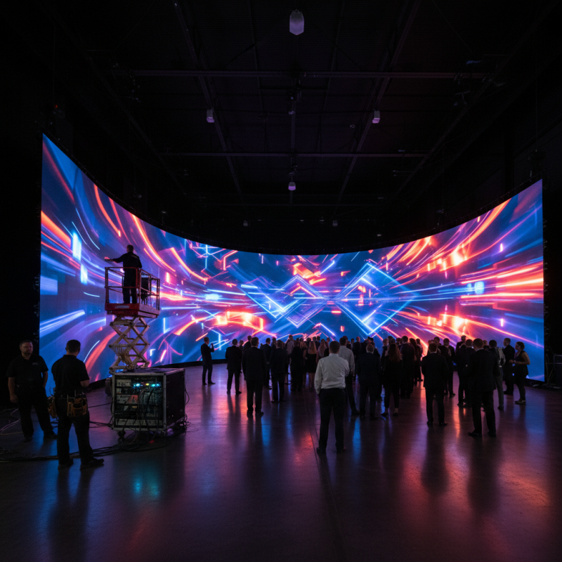How to Install Curved LED Walls for Your Next Event?