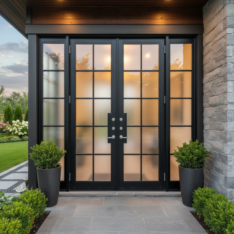Best Exterior Doors with Glass for Home Security and Style?
