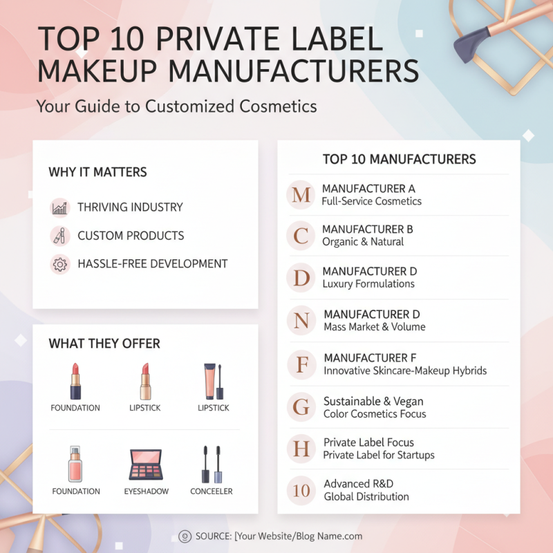 Top 10 Private Label Makeup Manufacturers You Should Know?
