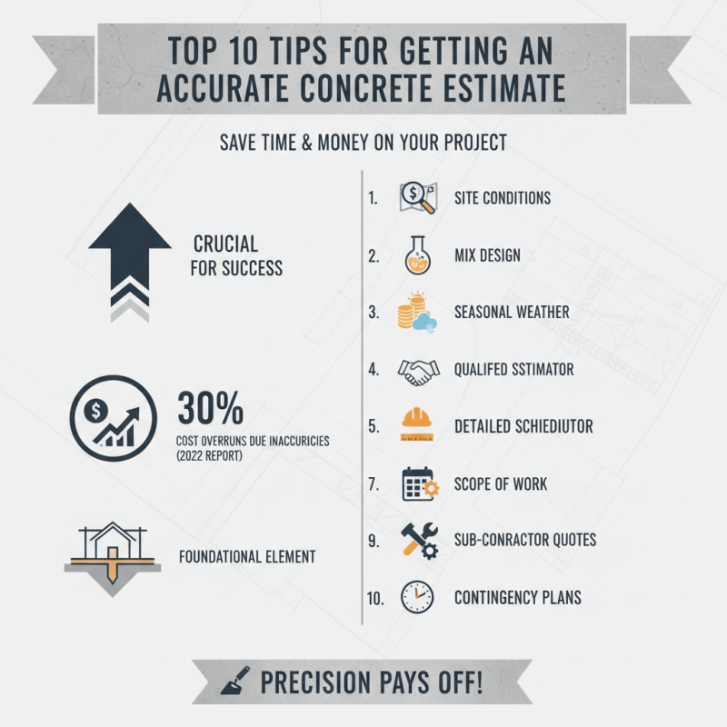 Top 10 Tips for Getting an Accurate Concrete Estimate?