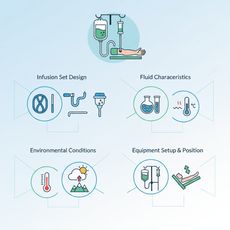 What Causes Flow Rate Fluctuations in Gravity Infusion Sets?