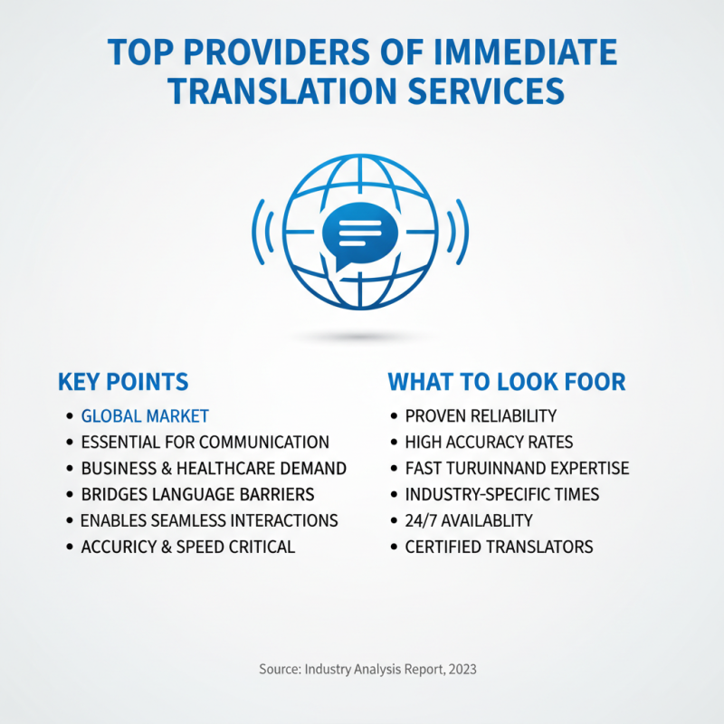 Best Immediate Translation Services for Global Buyers?