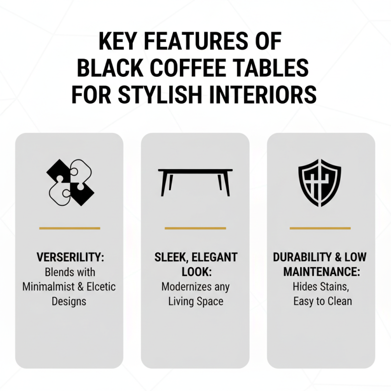 China Top Coffee Table Black Designs for Modern Living Spaces?
