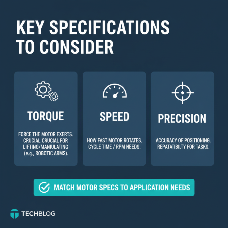 How to Choose the Right Servo Motor for Your Applications?