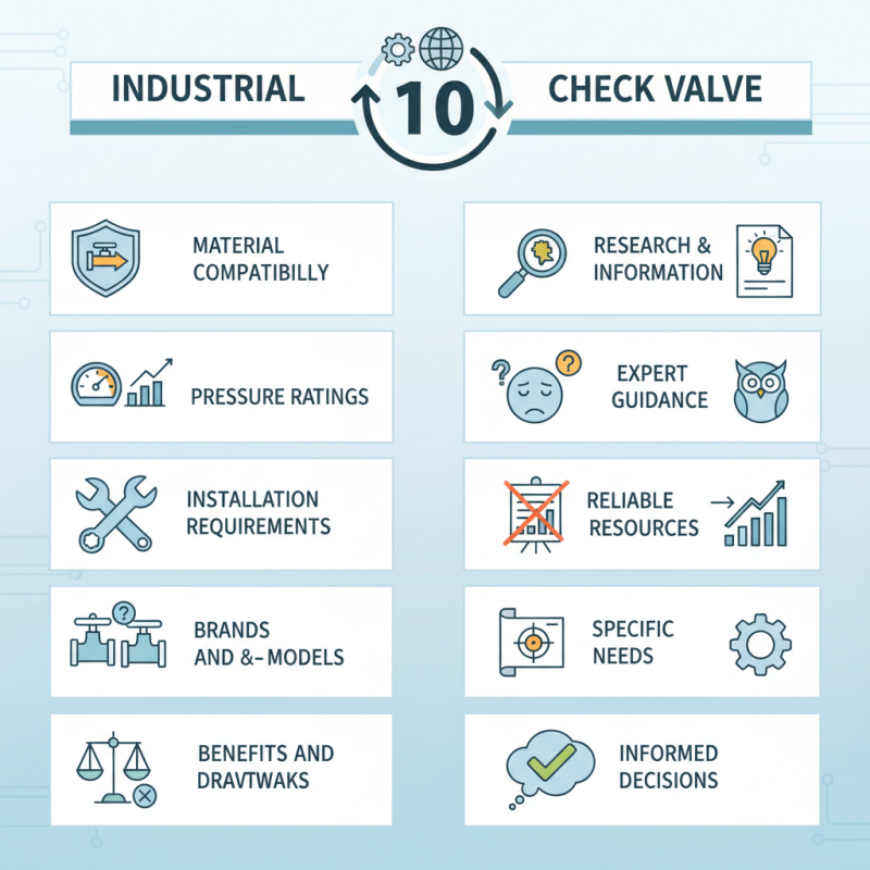 Top 10 Check Valves Buyers Guide for Global Procurement