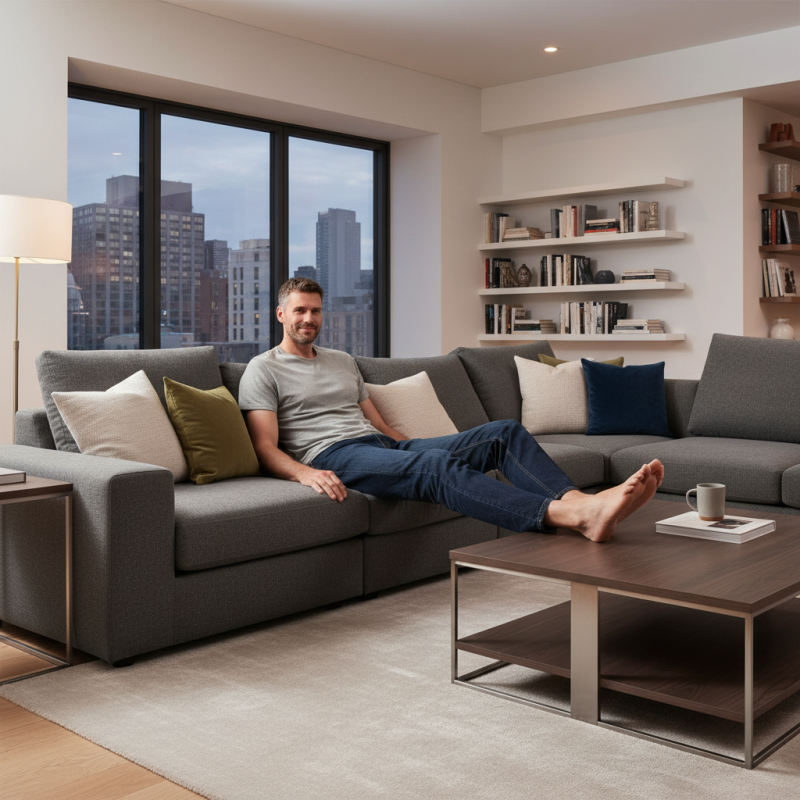Best Sofa Depth for Tall People Comfort Guide?