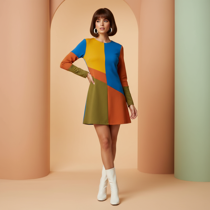 Top 10 Color Block Mod Dress Styles for a Trendy Wardrobe?