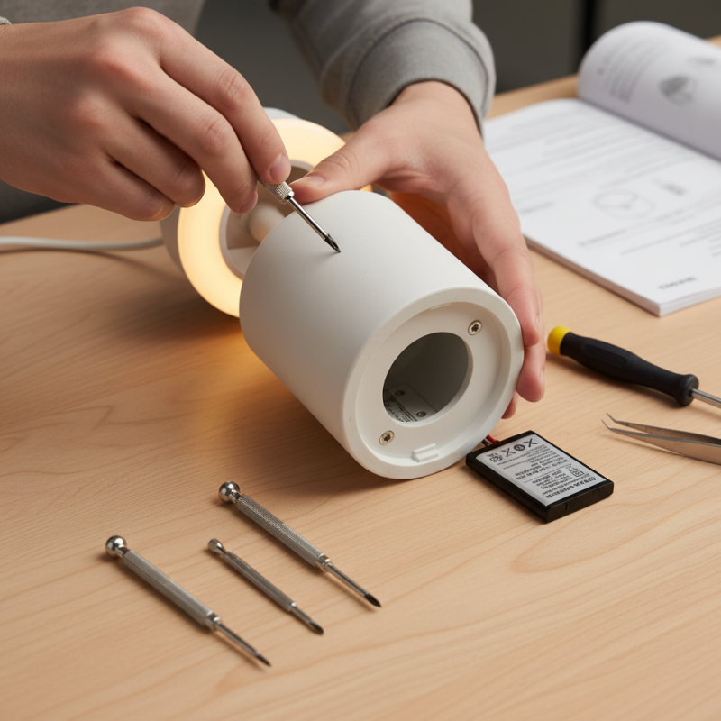 How to Replace Battery in Rechargeable Table Lamp Easily?