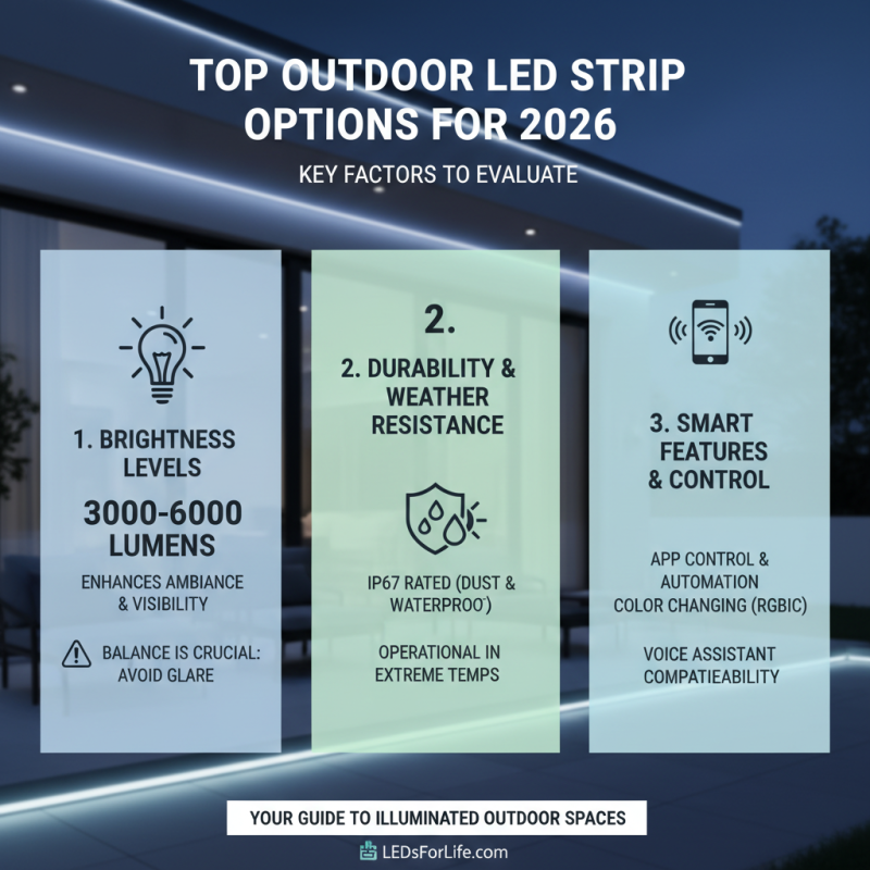 Top Outdoor LED Strip Options for 2026 What to Consider