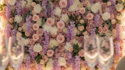 2026 Best Fake Flower Wall Ideas for Event Decoration?