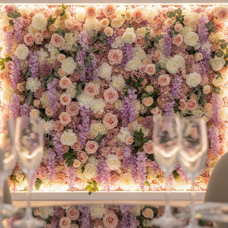 2026 Best Fake Flower Wall Ideas for Event Decoration?