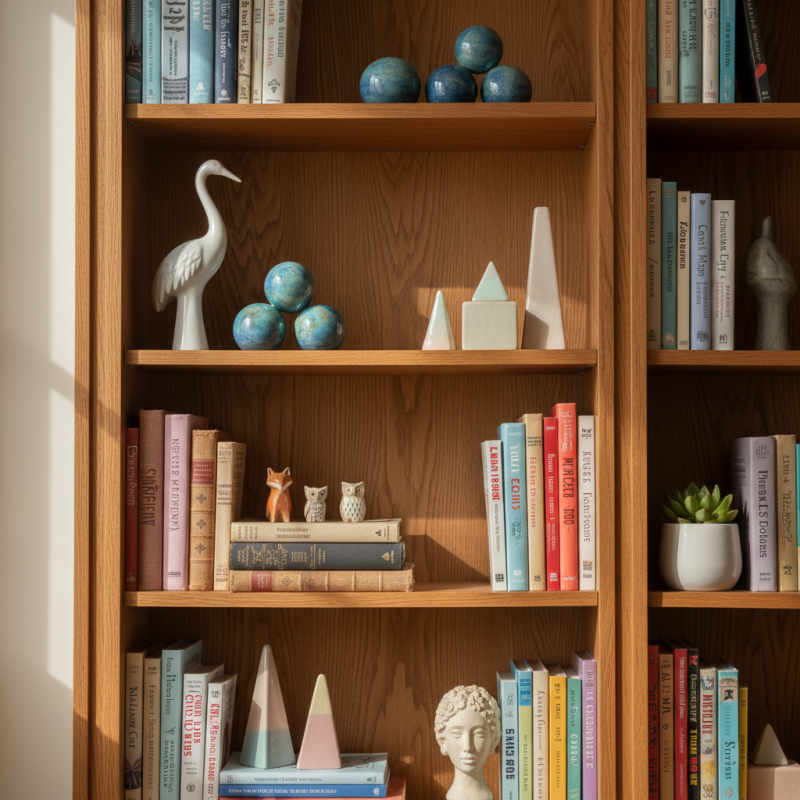 10 Best Ways to Arrange Small Ceramic Figurines on a Bookshelf?