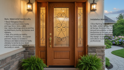 How to Choose the Right Exterior Door Replacement for Your Home?