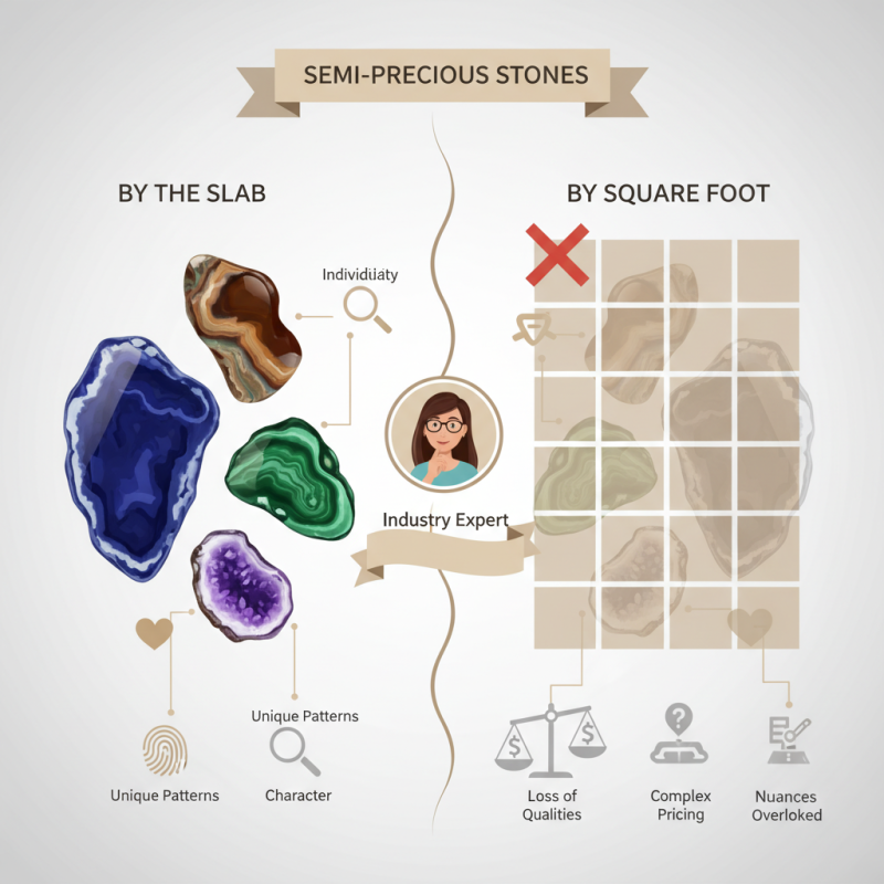 Why Are Semi Precious Stones Sold by the Slab Instead of Square Foot?