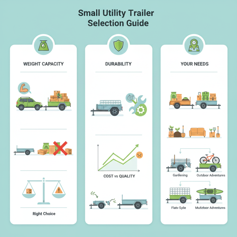 How to Choose the Best Small Utility Trailer for Your Needs?