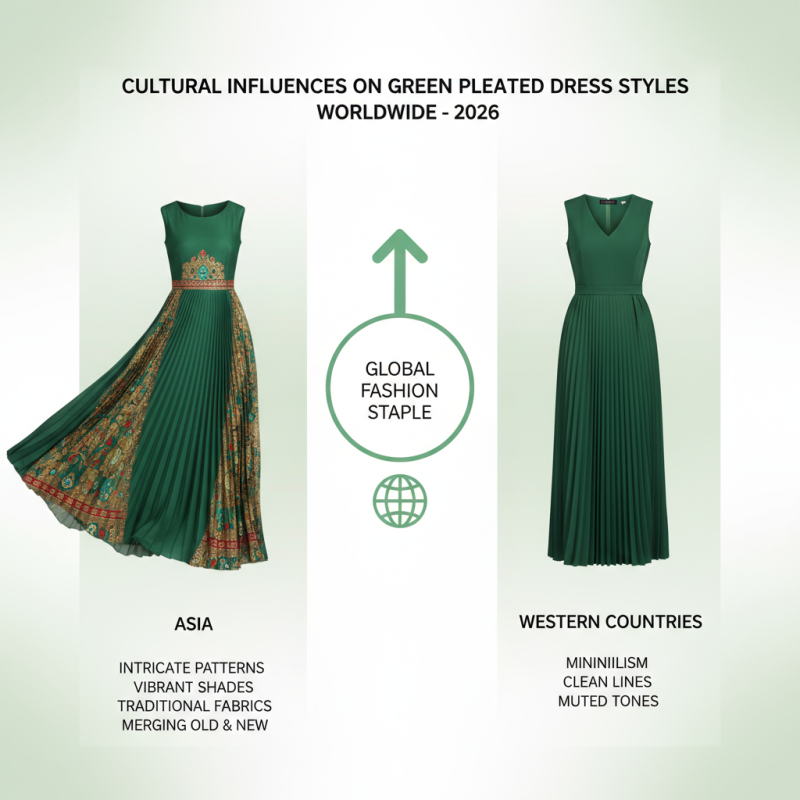 Best Green Pleated Dress Trends for Global Buyers in 2026?