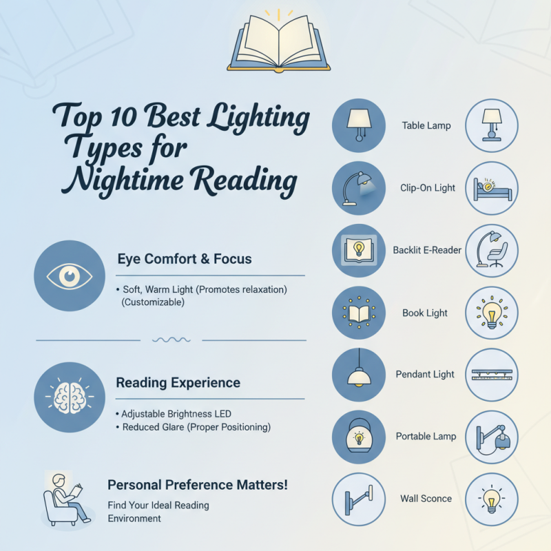 Top 10 Best Lighting Types for Nighttime Reading