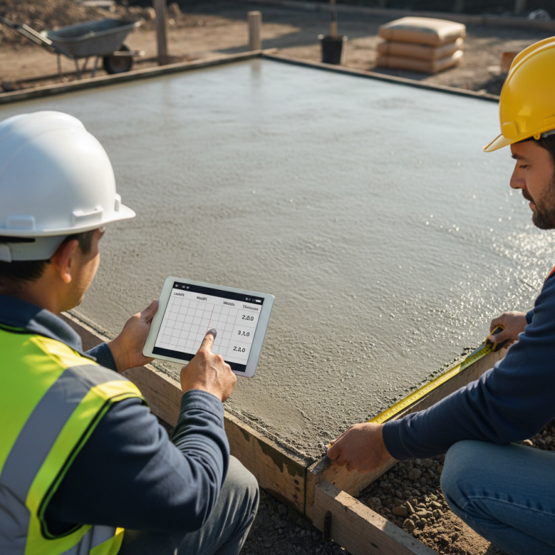 How to Use a Cement Calculator for Slab Construction?