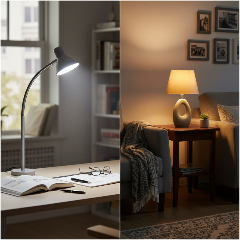 What is the Difference Between a Task Lamp and an Accent Lamp?