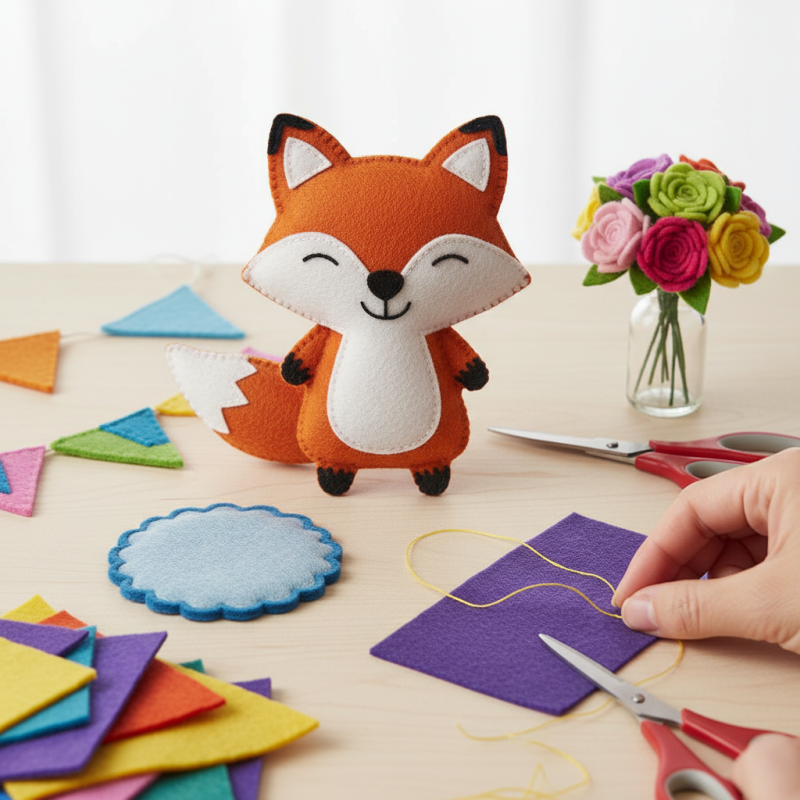 10 Creative Tips for Using Felt Fabric in DIY Crafts?