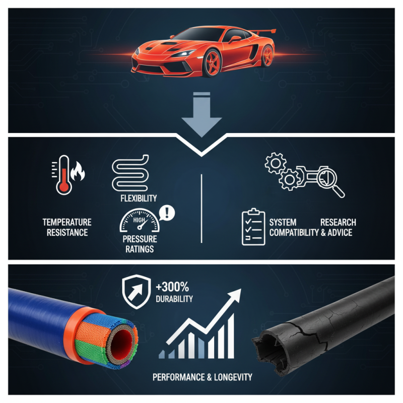 How to choose reinforced silicone hoses for performance cars?