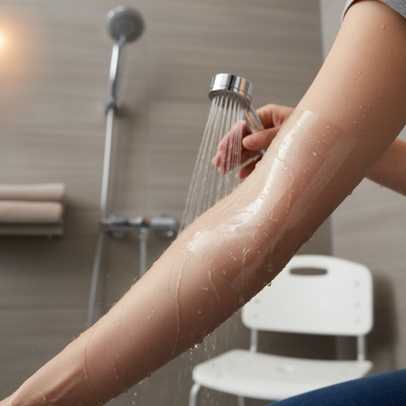How to Shower with Waterproof Wound Dressing Safely?