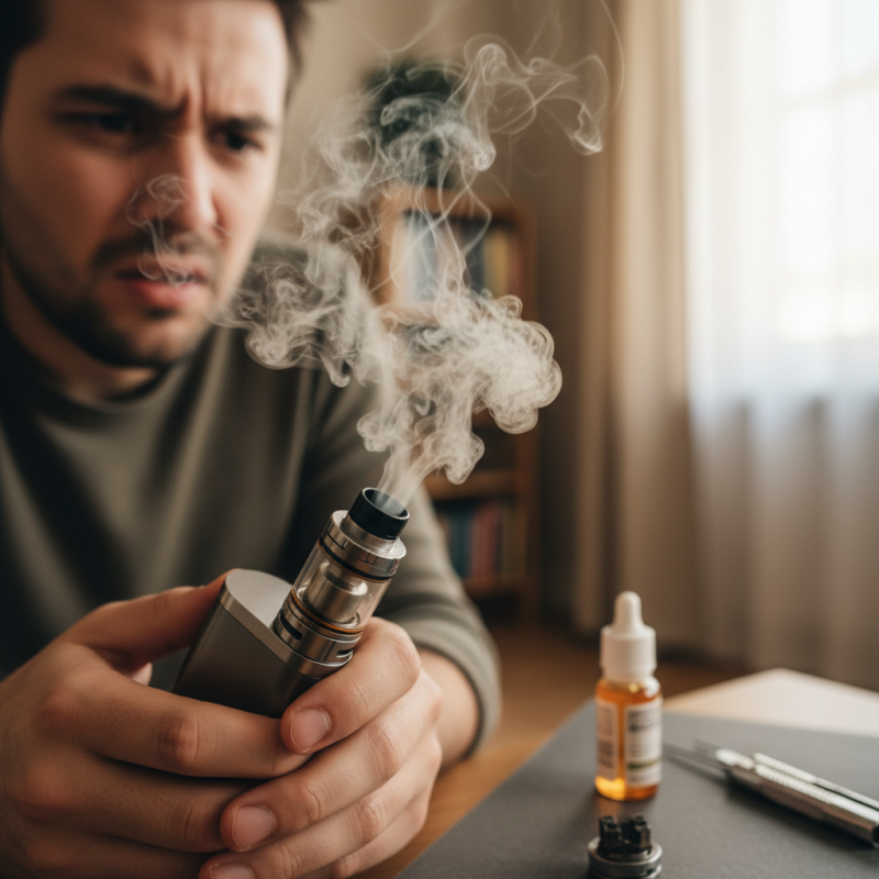 Why Does My Vape Taste Burnt and How to Fix It?