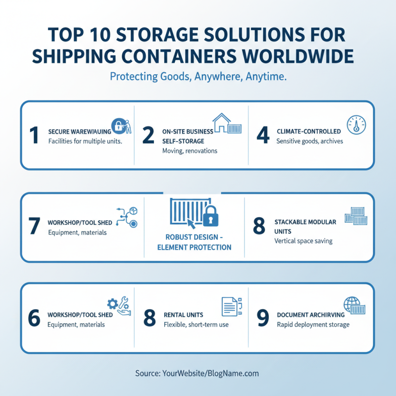 Top 10 Storage Solutions for Shipping Containers Worldwide?
