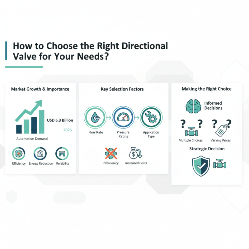 How to Choose the Right Directional Valve for Your Needs?