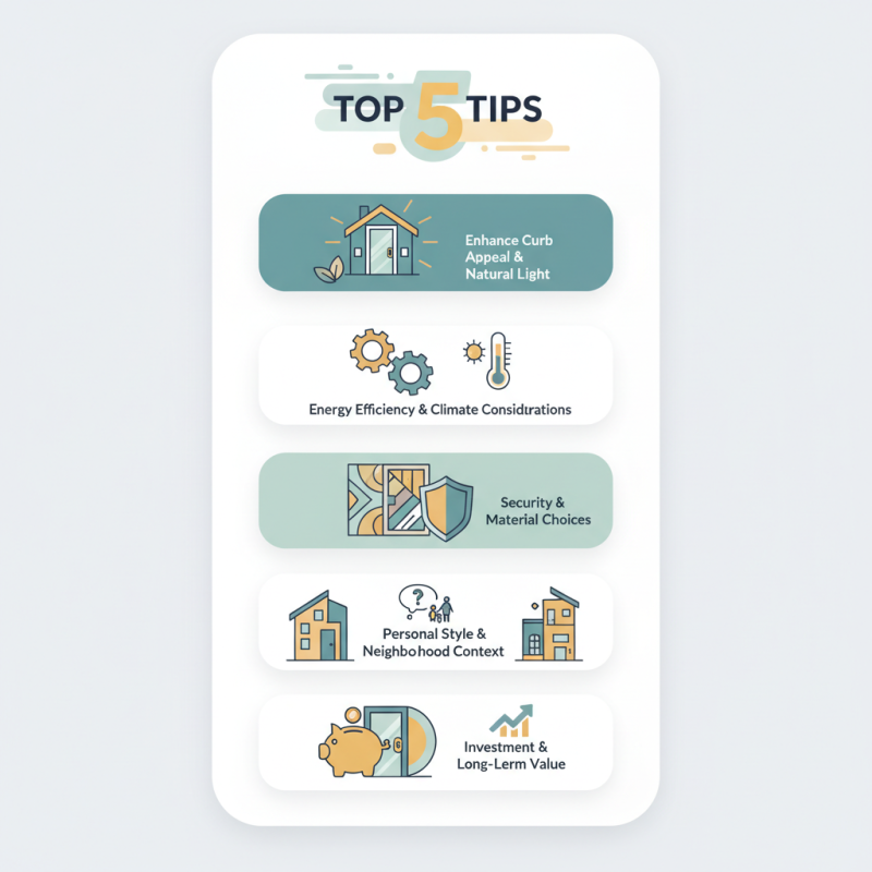 Top 5 Tips for Choosing Glass Front Doors for Your Home?
