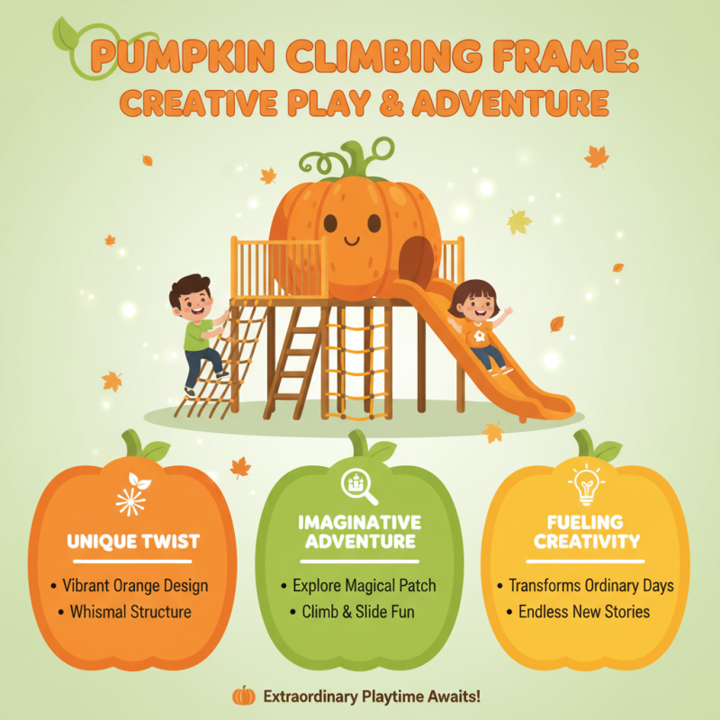 2026 Best Pumpkin Climbing Frame for Kids Fun and Adventure