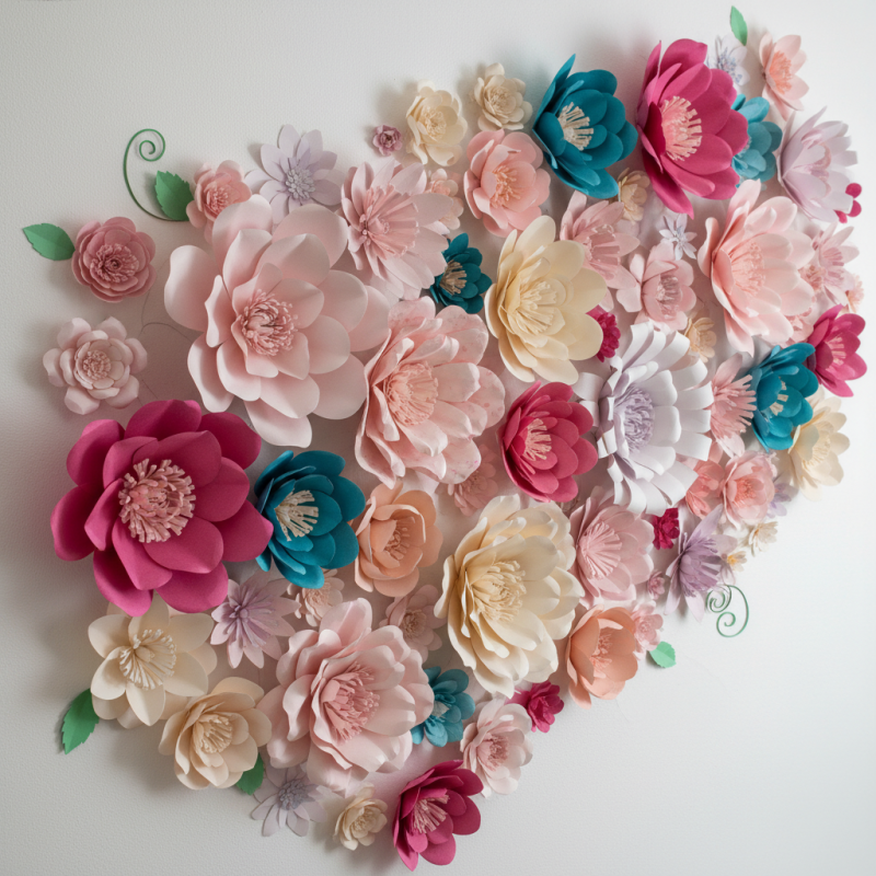 How to Make Stunning 3D Paper Flower Wall Art?