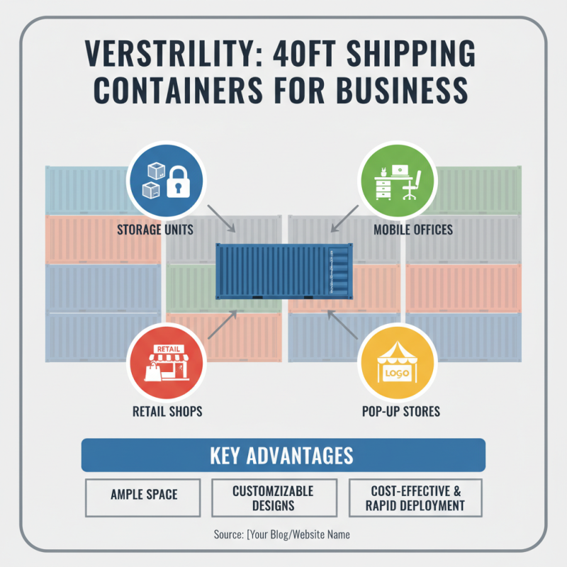 Top Benefits of Using a 40ft Shipping Container for Your Business?