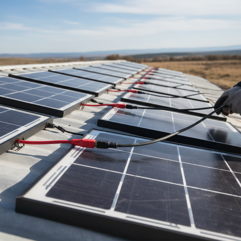 How to Connect Multiple Flexible Solar Panels in Series?