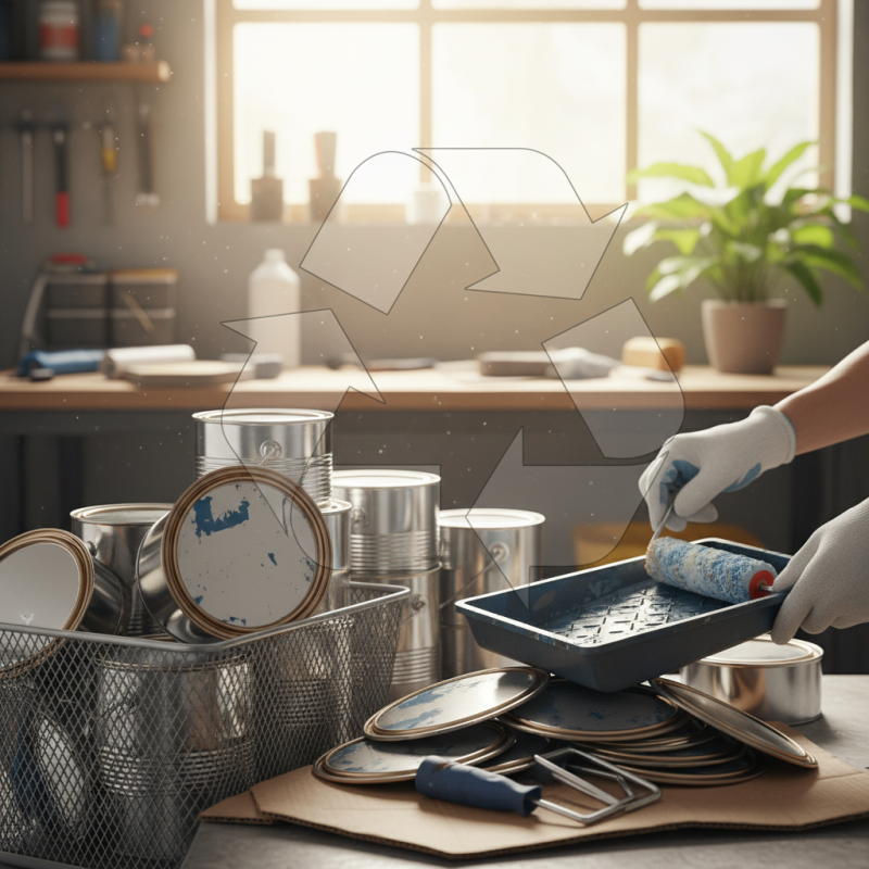 10 Essential Tips for Recycling Empty Paint Can Components