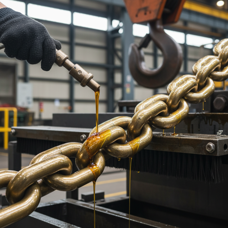How to Properly Lubricate High Performance Lifting Chains?