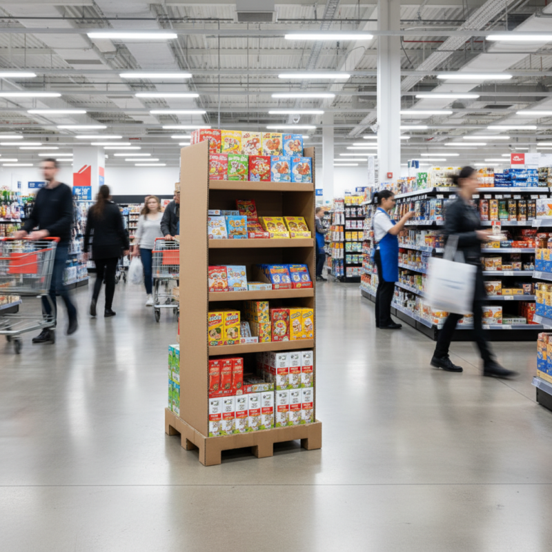 How to Secure a Cardboard Rack in High Traffic Areas?
