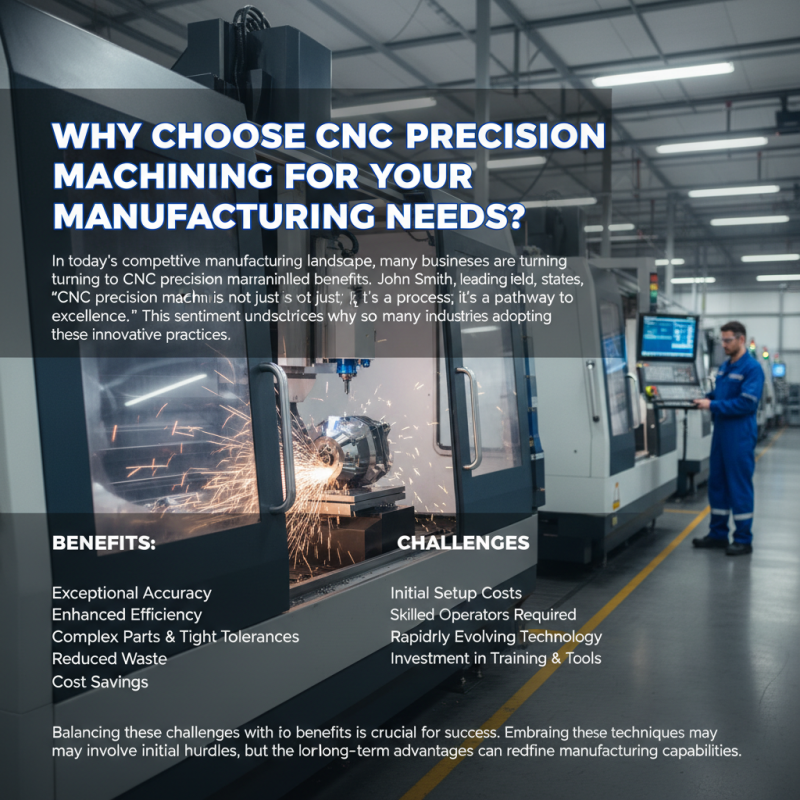 Why Choose CNC Precision Machining for Your Manufacturing Needs?