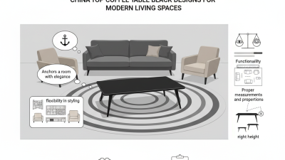 China Top Coffee Table Black Designs for Modern Living Spaces?