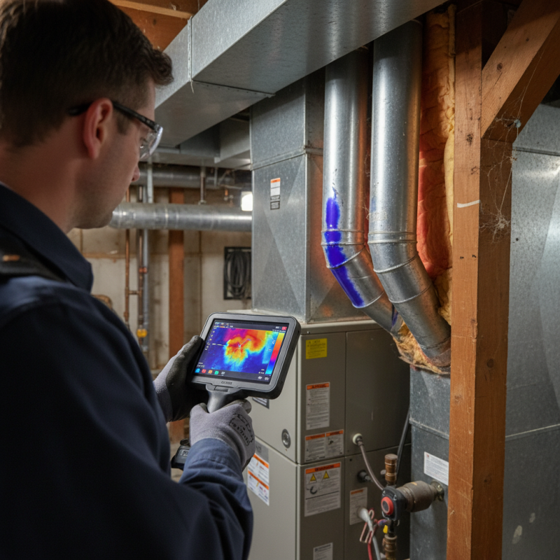 How to Find Air Leaks in HVAC Systems Using Thermal Scanners?
