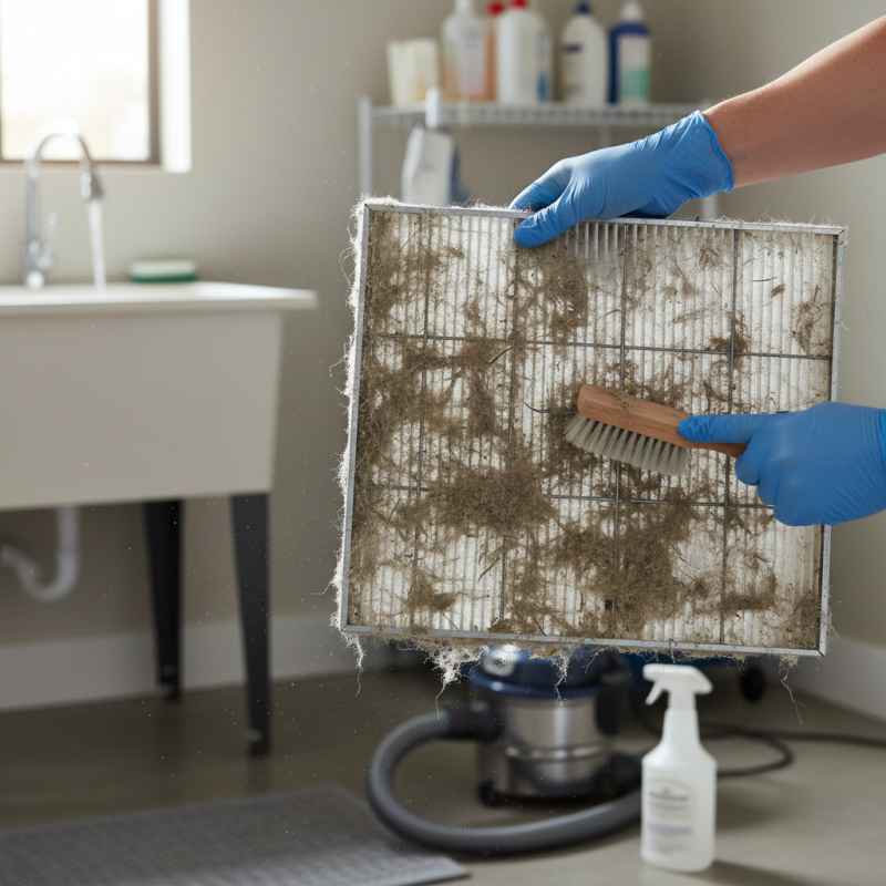 How to Clean a Dirty Air Filter at Home Easily?
